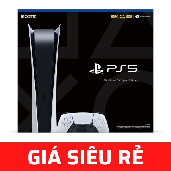 PlayStation 5 Digital Edition giá siêu rẻ Máy PS5 nhập khẩu mới nhất