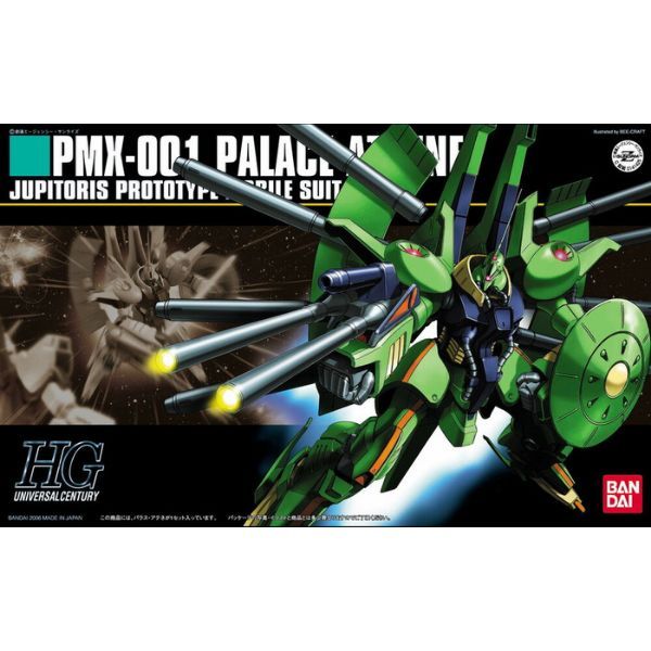  PMX-001 Palace Athene - HGUC 1/144 - Mô hình Gundam chính hãng Bandai 
