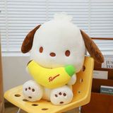  Gấu Bông Pochaco ôm chuối 35cm 