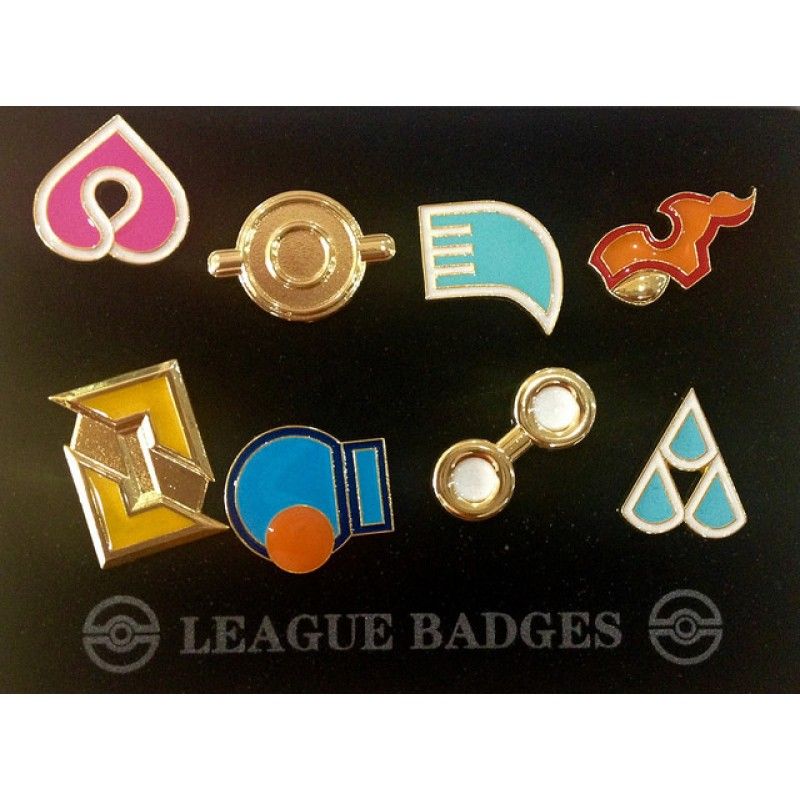  POKEMON GYM BADGES - HOENN LEAGUE 