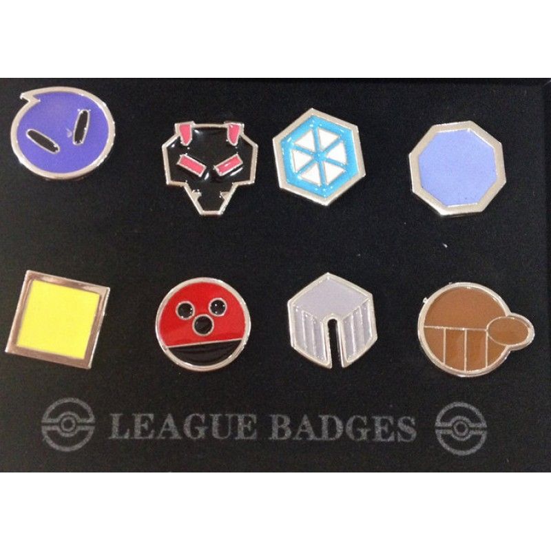  POKEMON GYM BADGES - JOHTO LEAGUE 