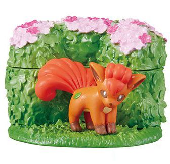  Pokemon Diorama Desktop Figure - Vulpix (Rokon) 