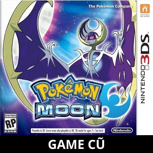  122B - POKEMON MOON CHO NINTENDO 2DS & 3DS [GAME CŨ] 