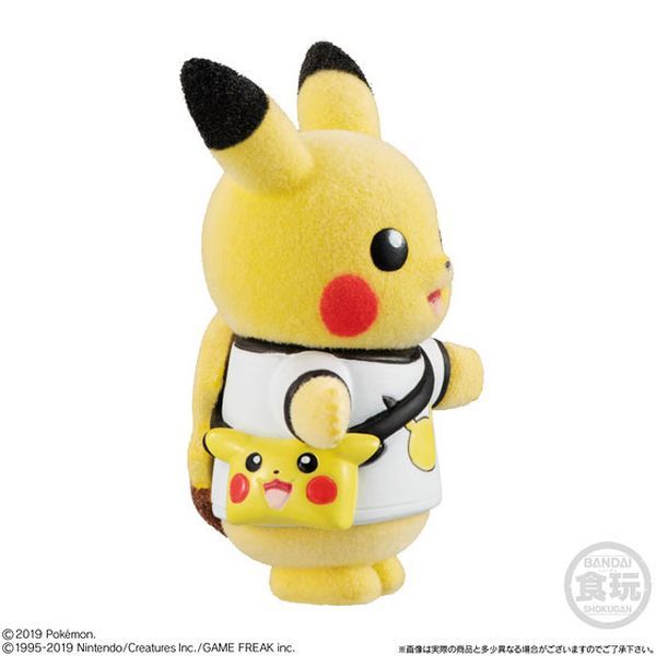  Pokemon Poke-mofu Doll 4 - Pikachu loves Pikachu 