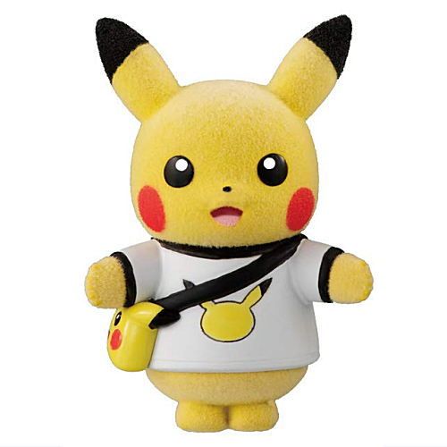  Pokemon Poke-mofu Doll 4 - Pikachu loves Pikachu 