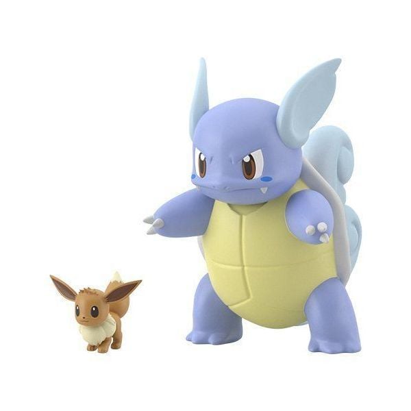 Figure Pokemon Scale World Kanto - Eevee & Wartortle siêu đẹp