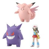  Pokemon Scale World Kanto Leaf & Clefable & Gengar 