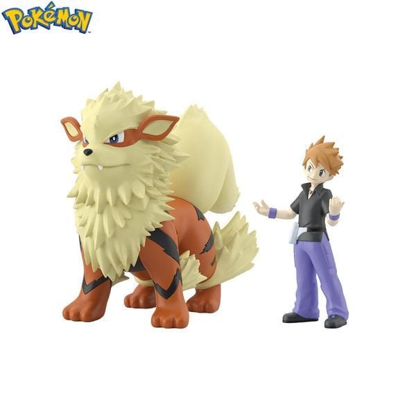 Mô hình Pokemon Scale World Kanto Region Blue & Arcanine chính hãng