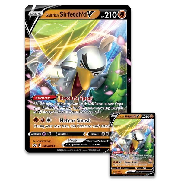  PB132 - Thẻ bài Pokemon Galarian Sirfetch'd V Box 