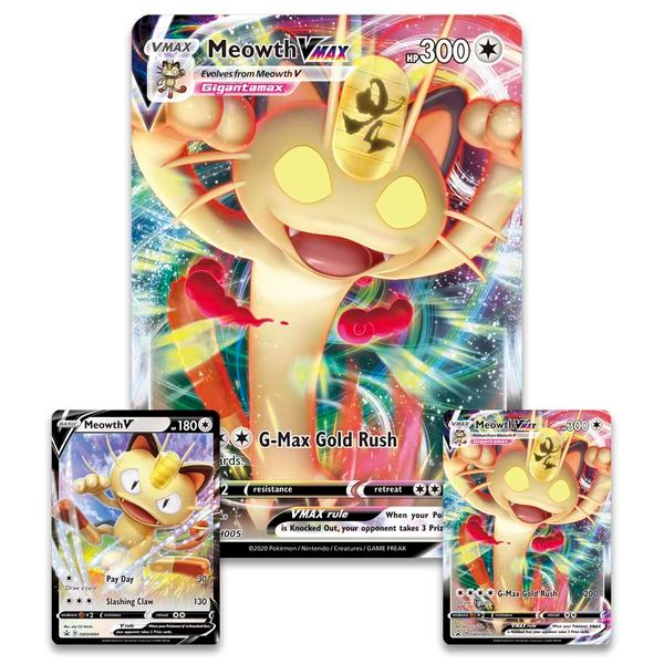 Thẻ Bài Pokemon Meowth VMAX Special Collection
