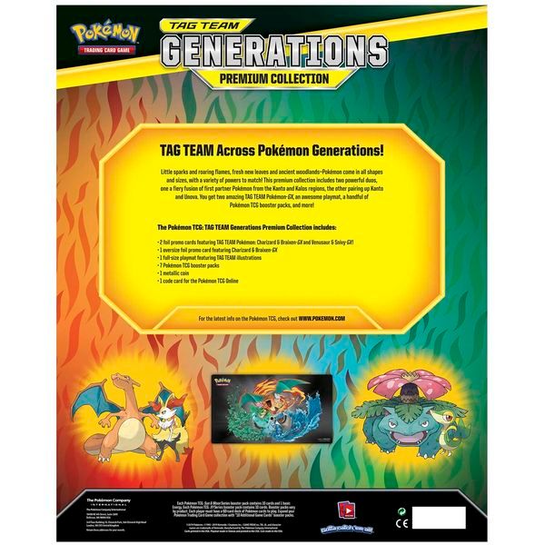 Thẻ Bài Pokemon TAG TEAM Generations Premium Collection chính hãng
