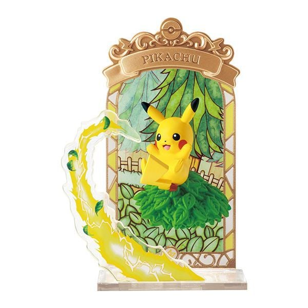 Pokemon Stained Glass Collection - Mô hình chính hãng Rement (Random)