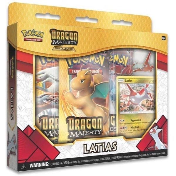 PB90 - Dragon Majesty Pin Collection - Latias (Pokemon TCG)