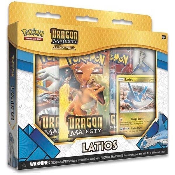  PB91 - Dragon Majesty Pin Collection - Latios (Pokemon TCG) 