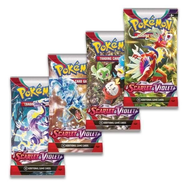 thẻ bài Pokemon TCG Scarlet & Violet Booster Pack chính hãng thật