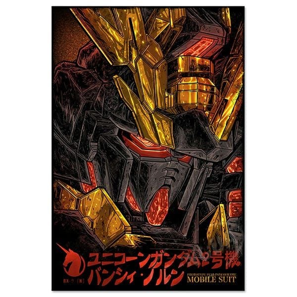  Poster tranh anime game cao cấp Gundam Vol 1 