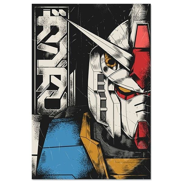 Poster tranh anime game cao cấp Gundam Vol 2 Unicorn Gundam