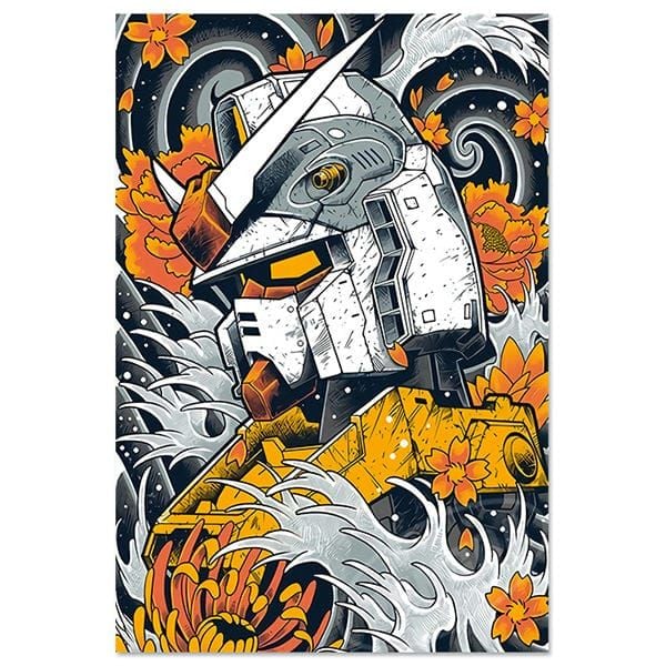 Poster tranh anime game cao cấp Gundam Vol 3 RX-78-2