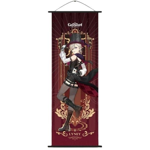  Poster vải tranh cuộn anime game Genshin Impact Vol 2 