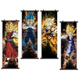 Poster vải tranh cuộn anime game Dragon Ball 
