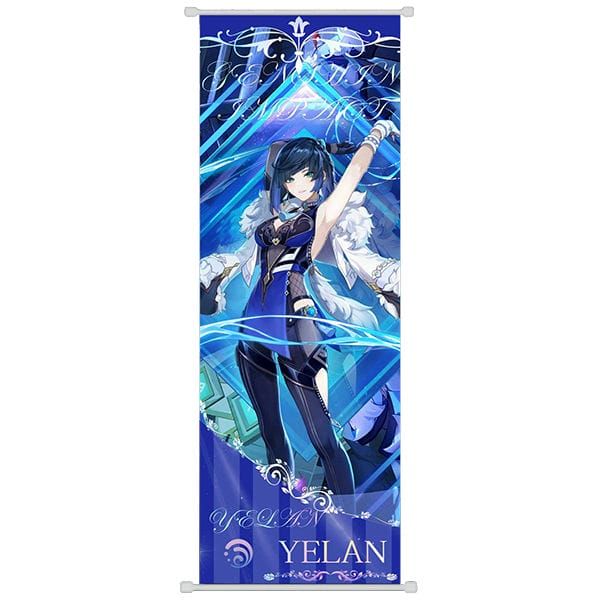  Poster vải tranh cuộn anime game Genshin Impact Vol 7 