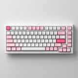  Bàn phím cơ MonsGeek MG75 Prunus Lannesiana - White LED / AKKO Switch V3 Cream Yellow / PBT Double-Shot 