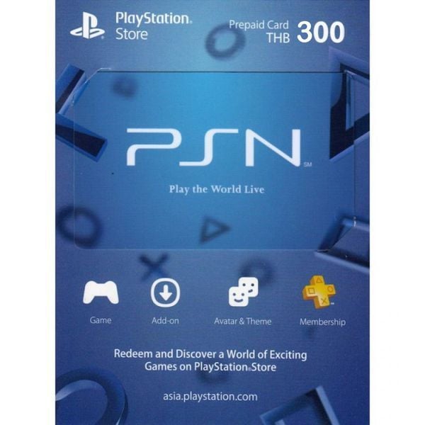 PSN Prepaid Card 300 Baht (ASIA - Thailand)