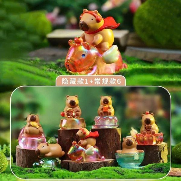  Hộp Mù Capybara Chill Chill Tịnh Tâm Blind Box 