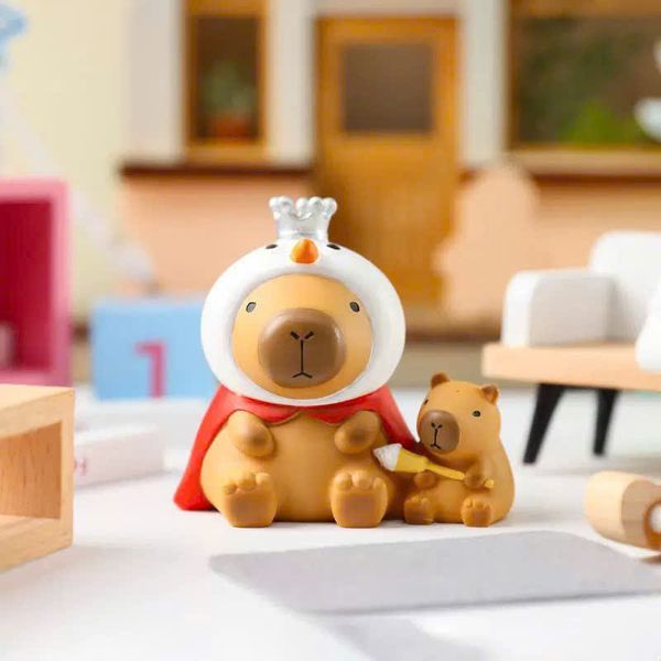 Hộp Mù Capybara Suối Nước Rừng Thông Blind Box 