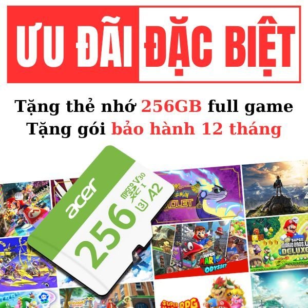 Nintendo Switch OLED Mod Chip chơi game chép rẻ nhất