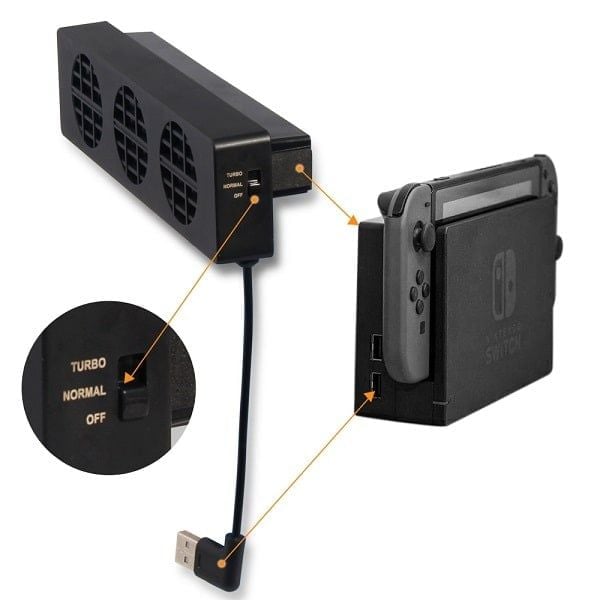  Quạt tản nhiệt gắn dock cho Nintendo Switch DOBE 