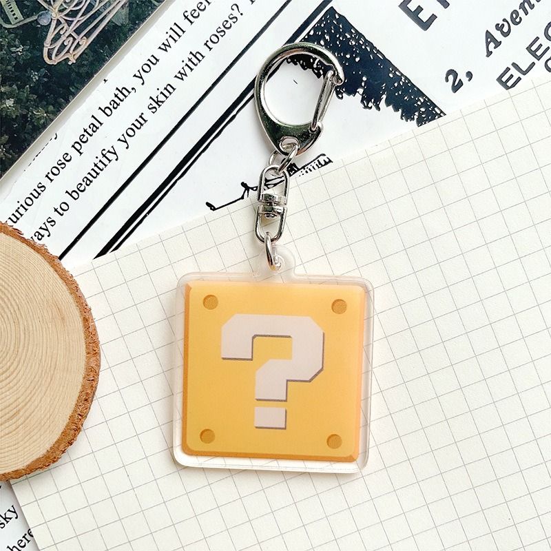  Móc khóa mica Super Mario 