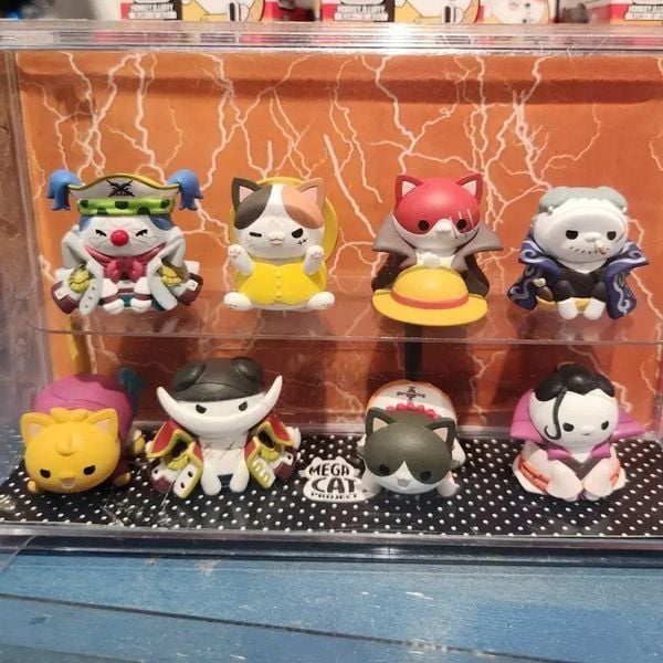  MegaHouse Hộp Mù MEGA CAT PROJECT ONE PIECE Nyan Piece Nyan Ver. Luffy & Paramount War of Marineford 