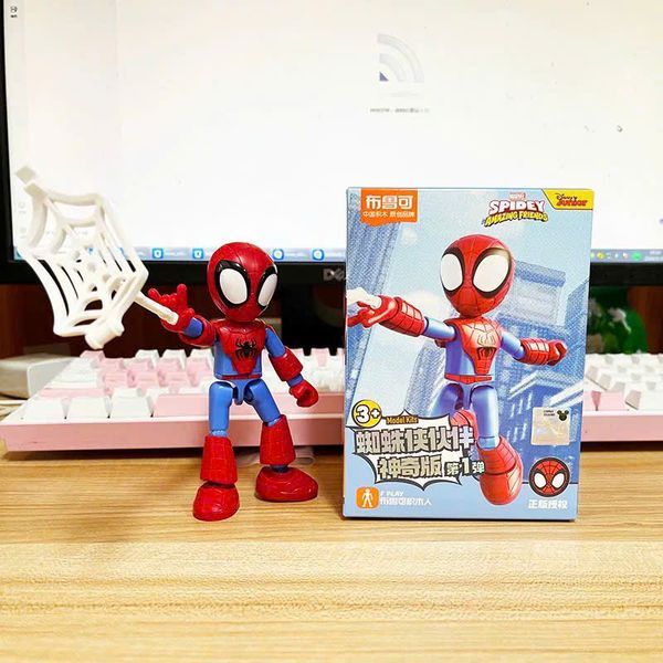  Spidey Amazing Friends Spider Peter Parker Model Kit Blokees 74801 