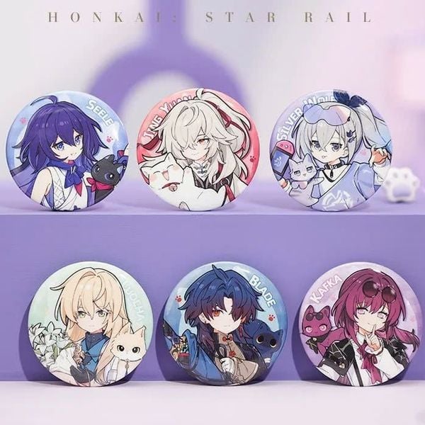 Huy hiệu Honkai Star Rail Tiny Cats NH01 là món quà lý tưởng cho game thủ yêu thích anime