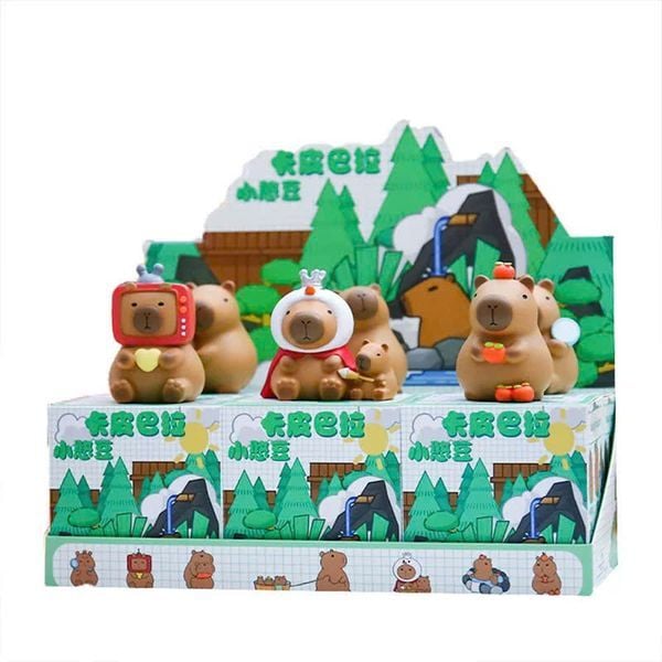 Khui hộp Hộp Mù Capybara Suối Nước Rừng Thông Blind Box nhận đồ chơi siêu đáng yêu dễ thương