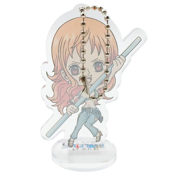 Móc khóa mô hình standee Nami One Piece - hàng bản quyền chính hãng
