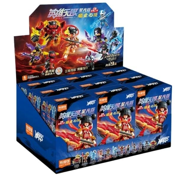  Hero Infinity Galaxy Version Turbo 02 Hero‘s Journey Blind Box Figures - Blokees 85023 