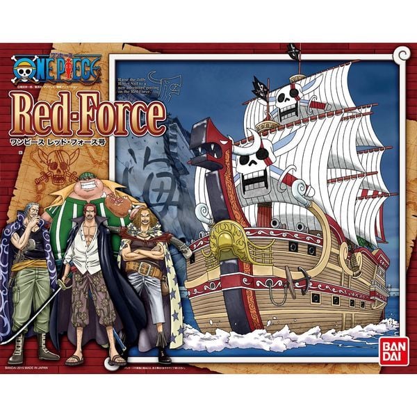 Mô hình tàu Red Force One Piece Ship Model Kit Game & Hobby