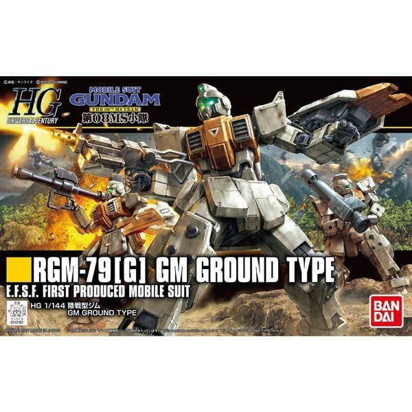  RGM-79[G] GM Ground Type - HGUC 1/144 - Mô hình Gundam chính hãng Bandai 