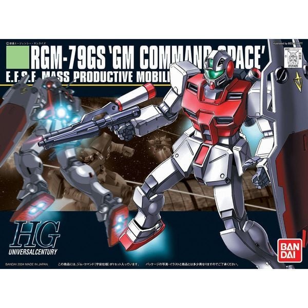  RGM-79GS GM Command Space - HGUC 1/144 - Mô hình Gundam chính hãng Bandai 