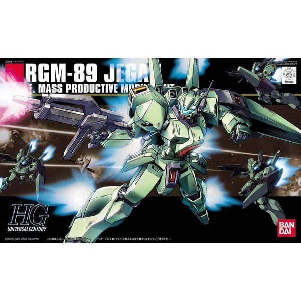 RGM-89 Jegan - HGUC 1/144 - Mô hình Gundam chính hãng Bandai