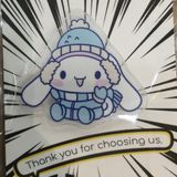  Huy hiệu acrylic Sanrio Cinnamoroll 