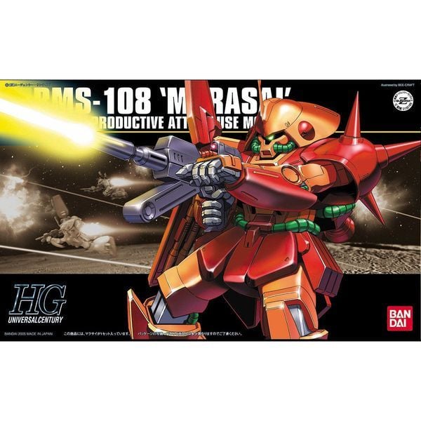 RMS-108 Marasai HGUC 1/144 Mô hình Gundam chính hãng Bandai