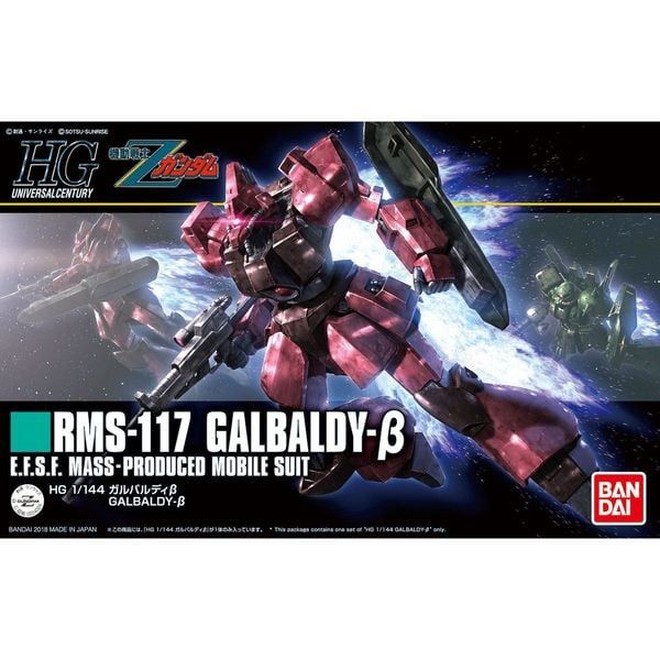  RMS-117 Galbaldy-β - Galbaldy Beta - HGUC 1/144 - Mô hình Gundam chính hãng Bandai 