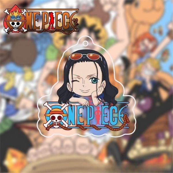  Móc khóa acrylic One Piece chibi logo 