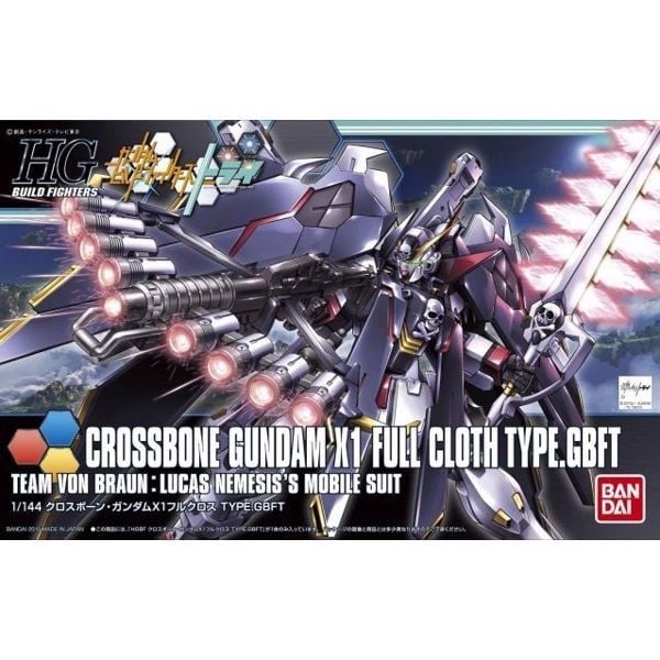  Crossbone Gundam X1 Full Cloth TYPE.GBFT (HGBF - 1/144) - Mô hình Gunpla chính hãng Bandai 