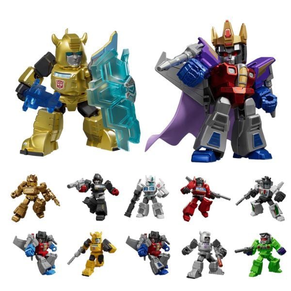  Hộp Mù Transformers Galaxy Version Defender 02 The Overthrow Blokees 71302 