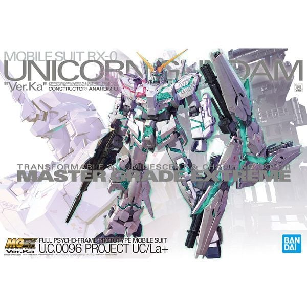  RX-0 Unicorn Gundam Ver. Ka - MGEX - 1/100 - Gunpla chính hãng Bandai 
