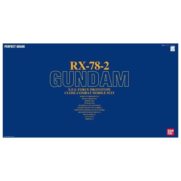 RX-78-2 Gundam (PG -1/60) - Mô hình Gunpla chính hãng Bandai